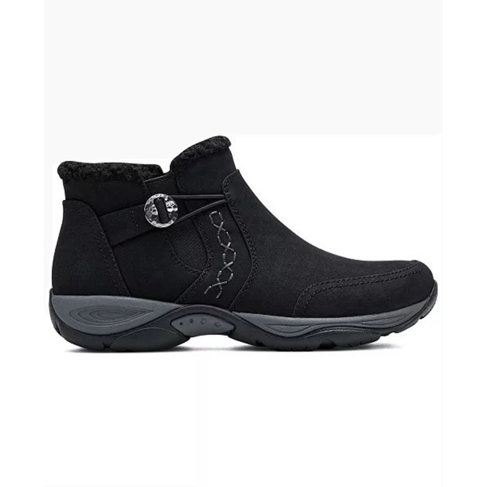 Easy Spirit Erique 9 Womens Black Suede Water Repellent Ankle Boots size 6M - Picture 2 of 12